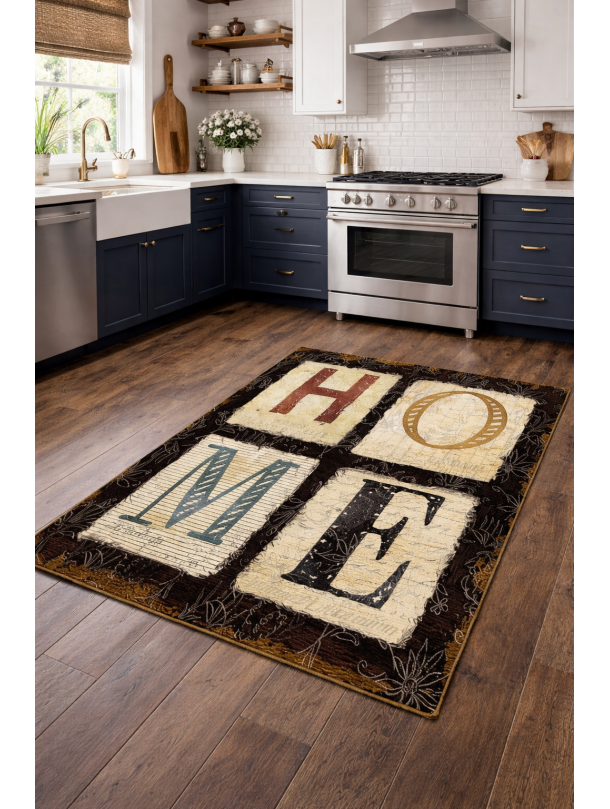 Килим за кухня HOME с винтидж дизайн