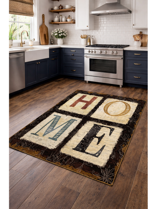 Килим за кухня HOME с винтидж дизайн