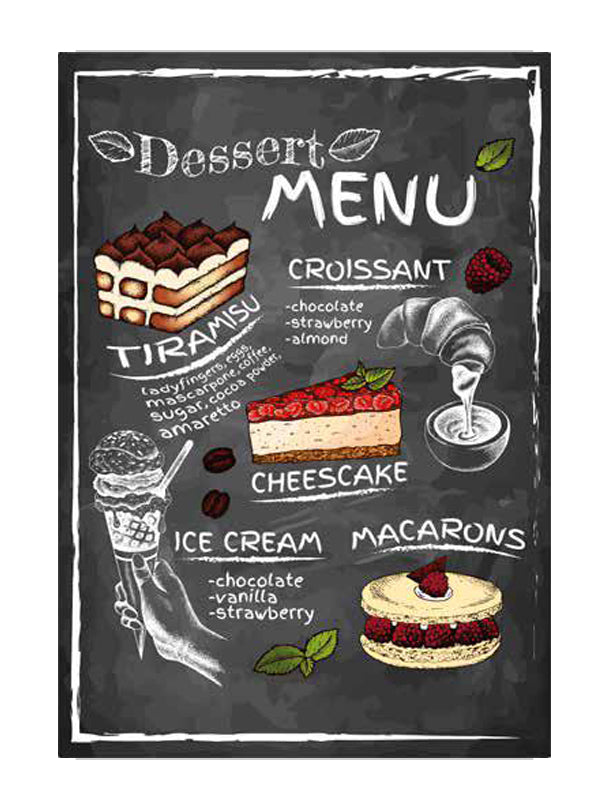 Килим за кухня MENU с десертен дизайн