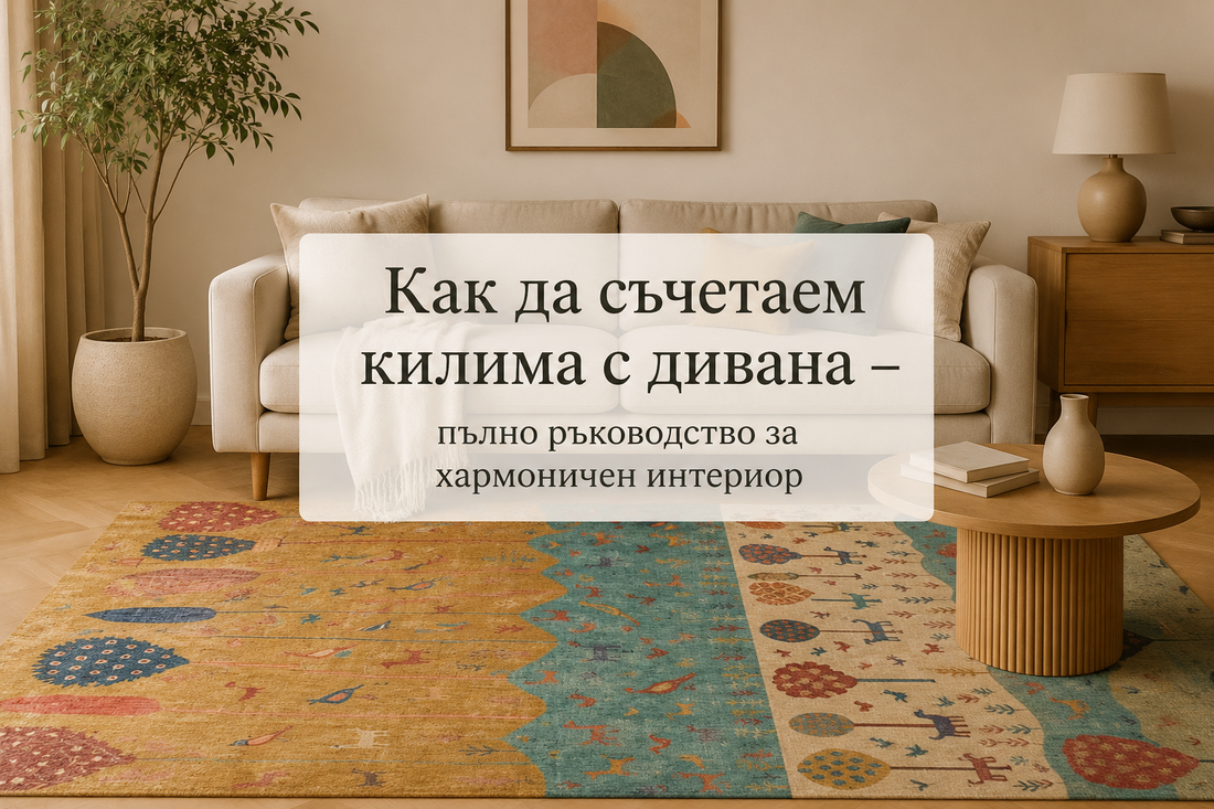 Как да съчетаем килима с дивана – пълно ръководство за хармоничен интериор