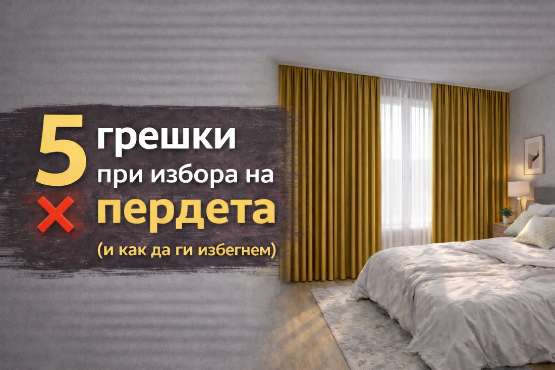 5 грешки при избора на пердета (и как да ги избегнем)