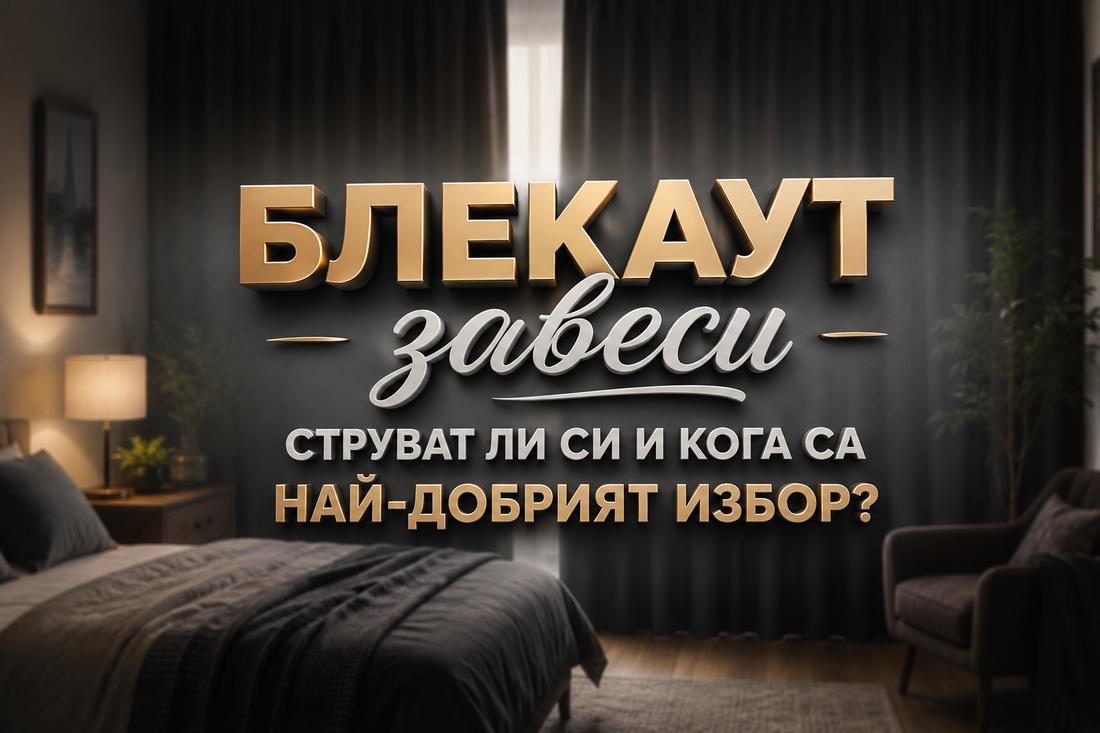 Блекаут завеси – струват ли си и кога са най-добрият избор?