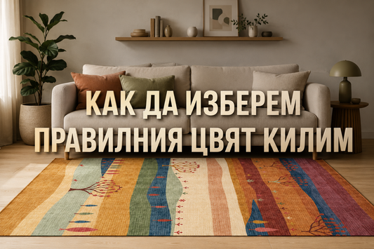 Как да изберем правилния цвят килим