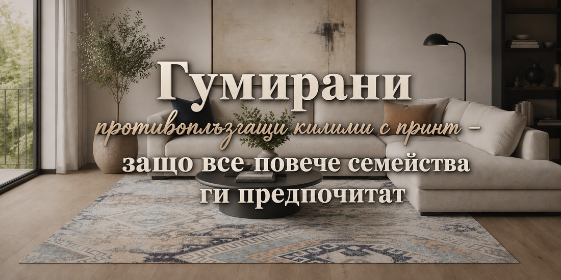 Гумирани противоплъзгащи килими с принт – защо все повече семейства ги предпочитат?