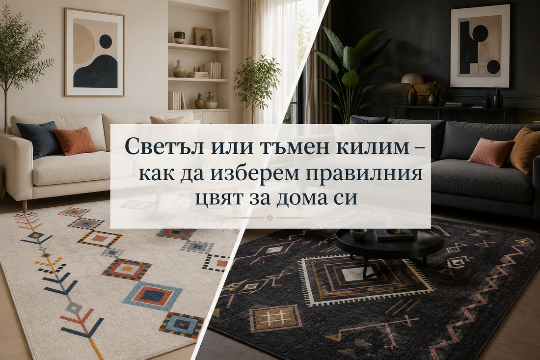 Светъл или тъмен килим – как да изберем правилния цвят за дома си