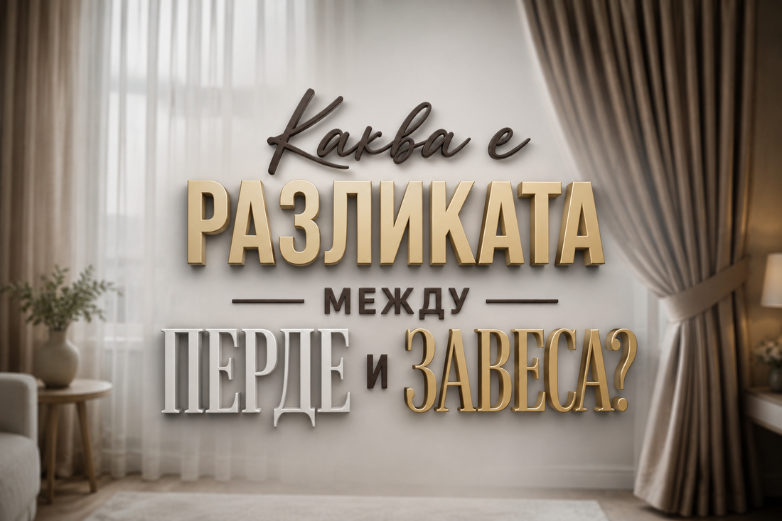 Каква е разликата между перде и завеса?
