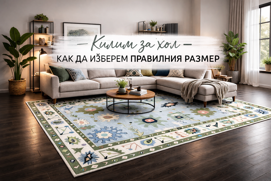 Килим за хол – как да изберем правилния размер
