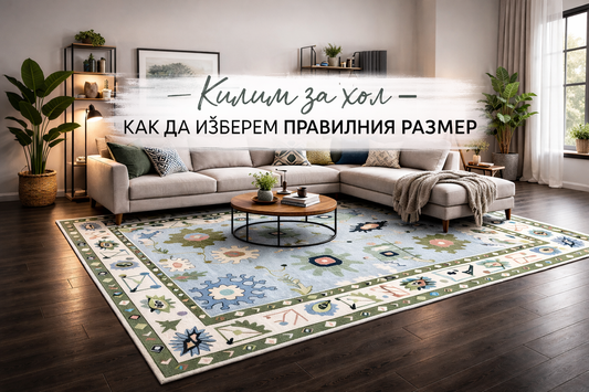 Килим за хол – как да изберем правилния размер