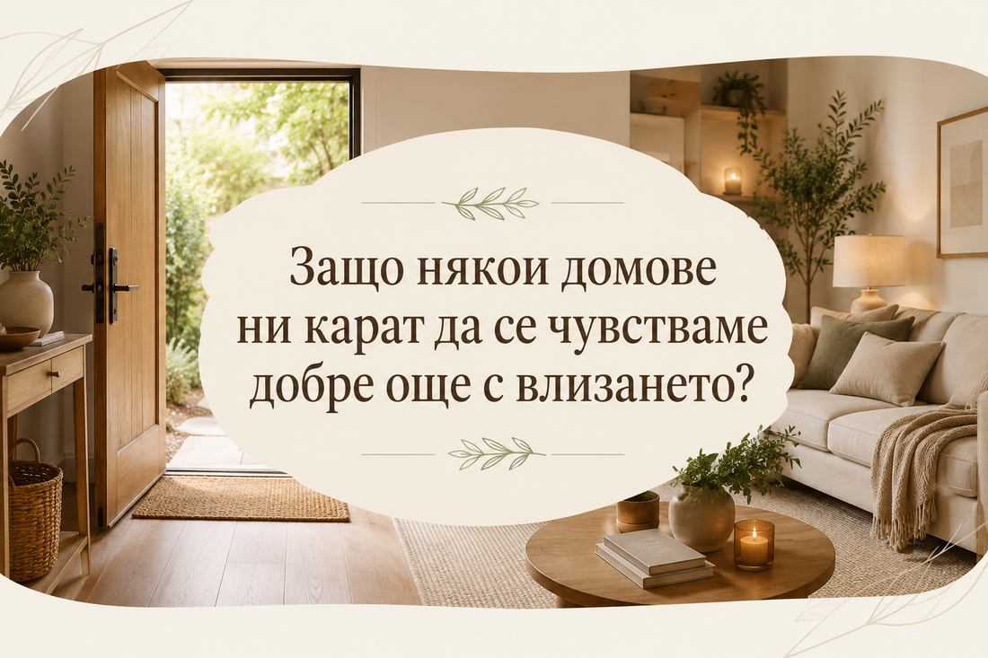 Защо някои домове ни карат да се чувстваме добре още с влизането?