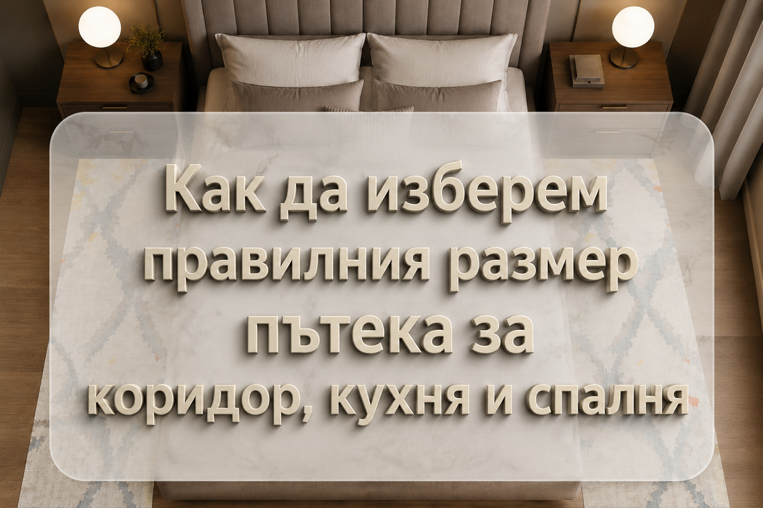 Как да изберем правилния размер пътека за коридор, кухня и спалня