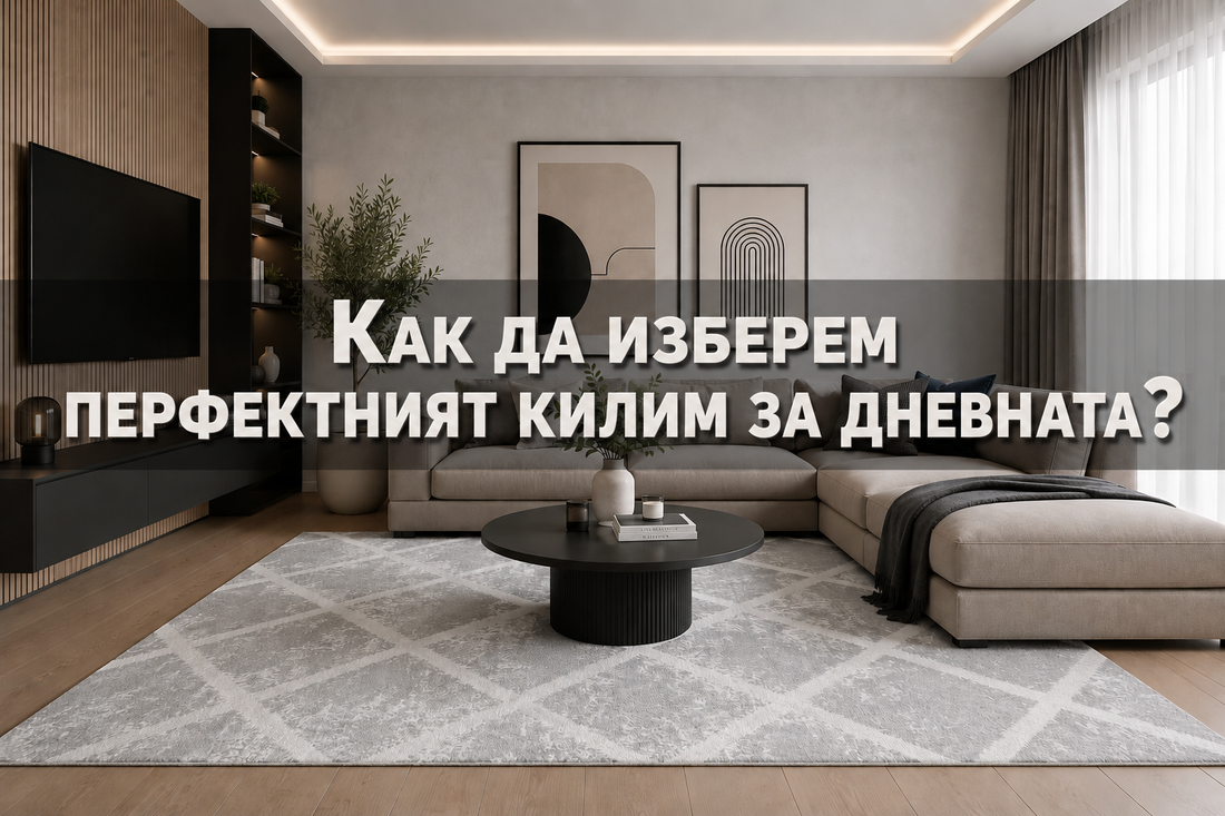 Как да изберем перфектният килим за дневната?