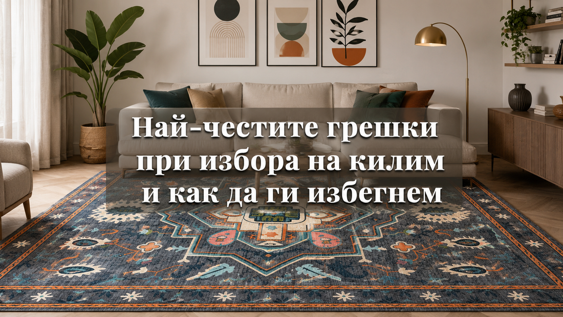 Най-честите грешки при избора на килим и как да ги избегнем