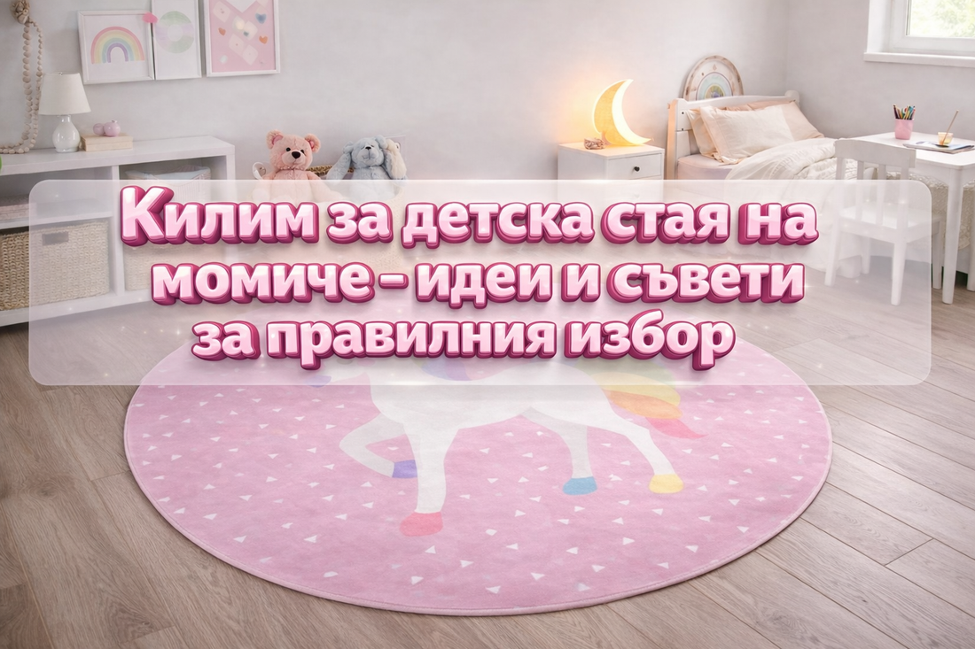 Килим за детска стая на момиче – как да изберете правилния модел