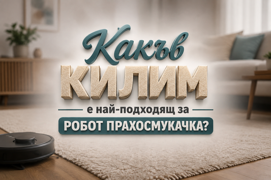 Какъв килим е най-подходящ за робот прахосмукачка?