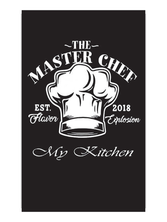 Кухненски черен килим с подложка против плъзгане