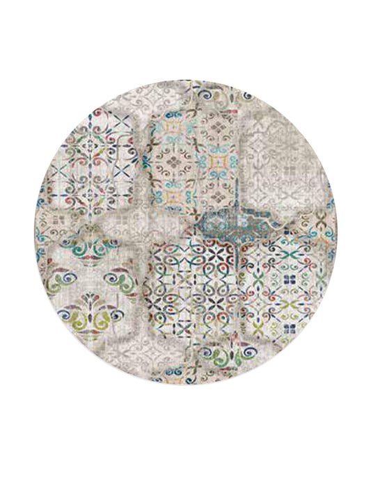 КИЛИМ в кръгла форма в земни тонове