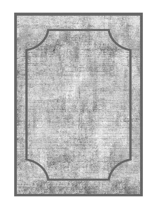 Килим в сиво с винтидж ефект – изчистен модерен дизайн