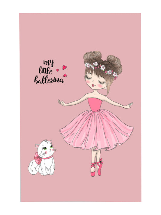 Детски килим с Балерина в розово за момичешка стая